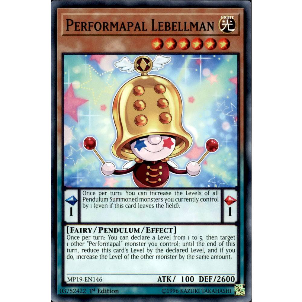 Performapal Lebellman MP19-EN146 Yu-Gi-Oh! Card from the Mega Tin 2019 Mega Pack Set