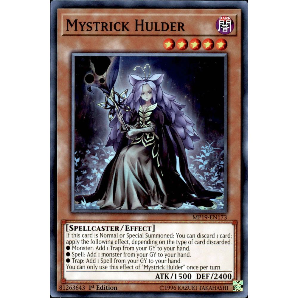 Mystrick Hulder MP19-EN173 Yu-Gi-Oh! Card from the Mega Tin 2019 Mega Pack Set