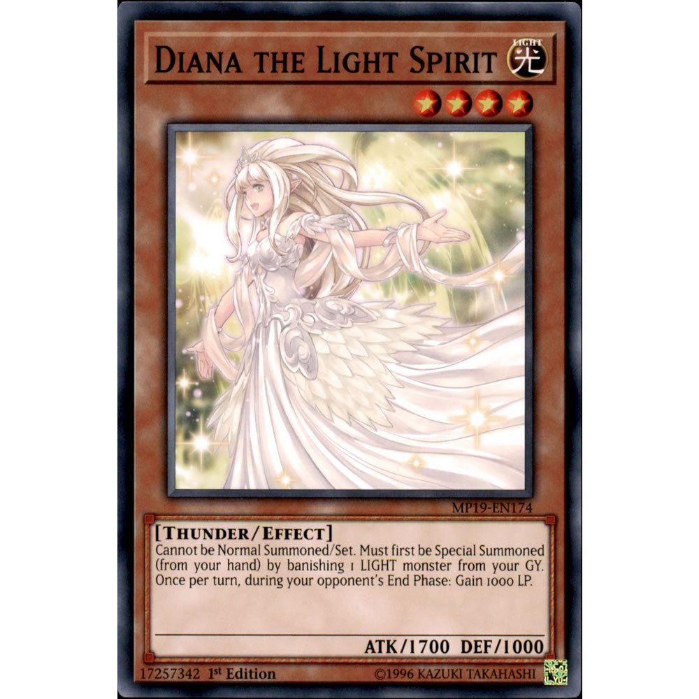 Diana the Light Spirit MP19-EN174 Yu-Gi-Oh! Card from the Mega Tin 2019 Mega Pack Set