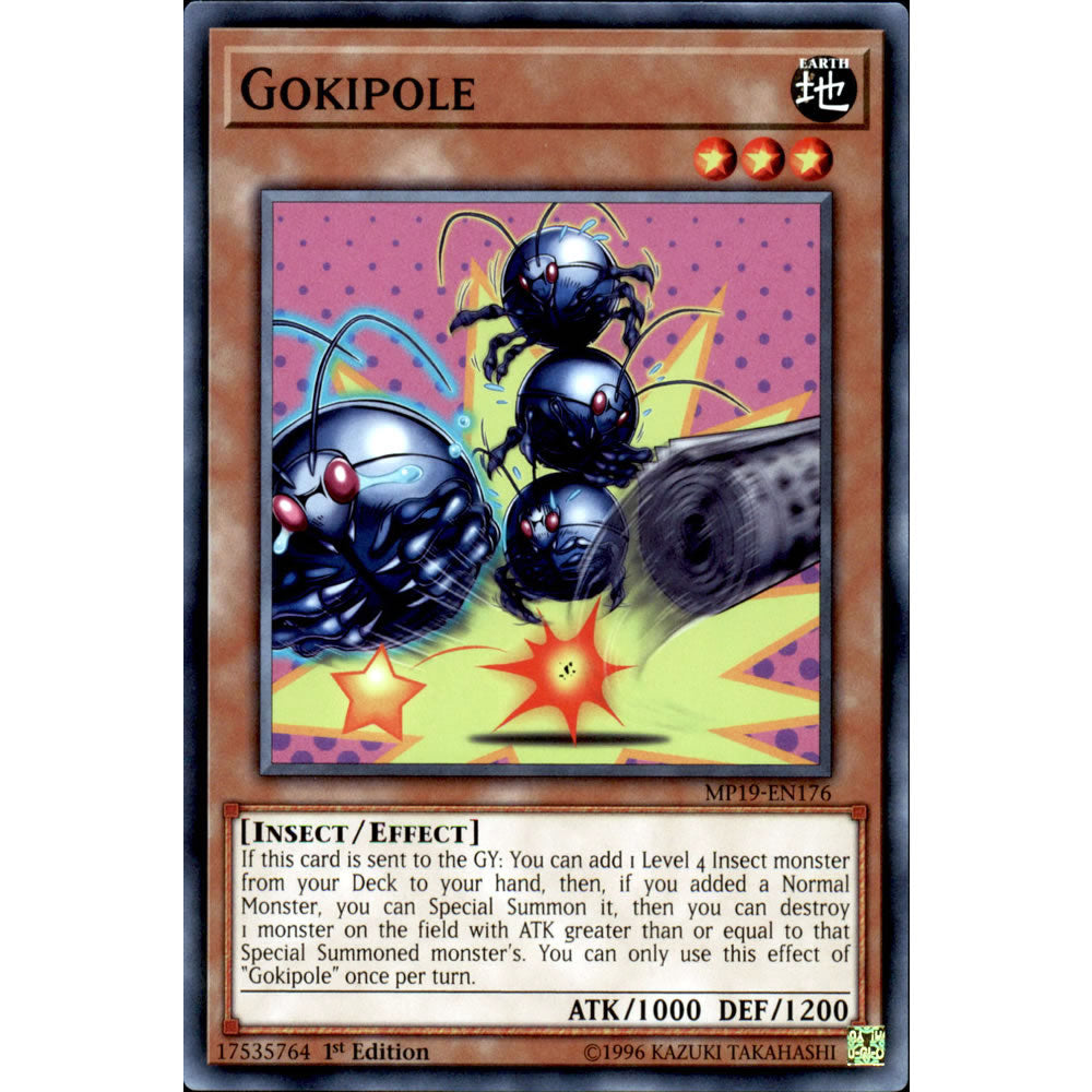 Gokipole MP19-EN176 Yu-Gi-Oh! Card from the Mega Tin 2019 Mega Pack Set