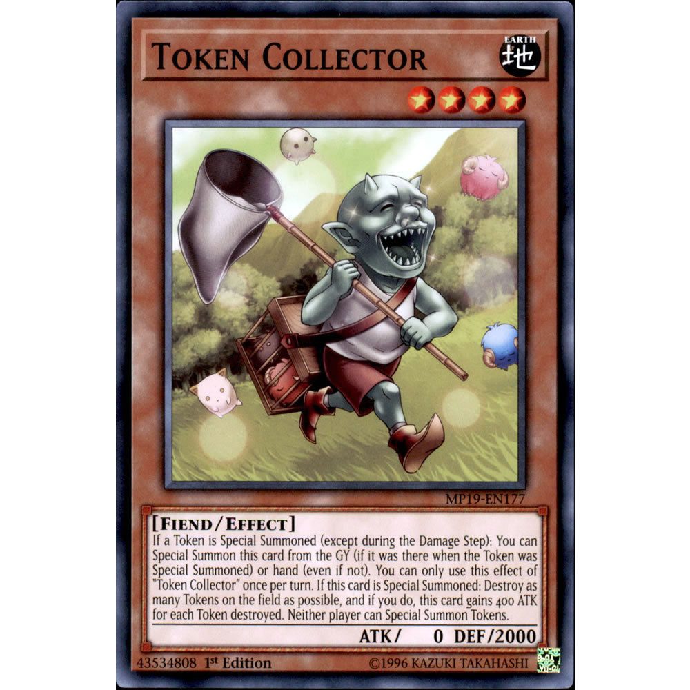 Token Collector MP19-EN177 Yu-Gi-Oh! Card from the Mega Tin 2019 Mega Pack Set