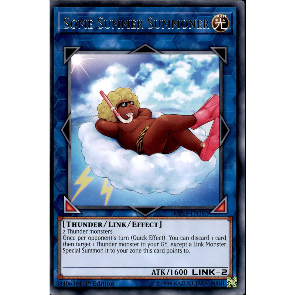 Some Summer Summoner MP19-EN192 Yu-Gi-Oh! Card from the Mega Tin 2019 Mega Pack Set