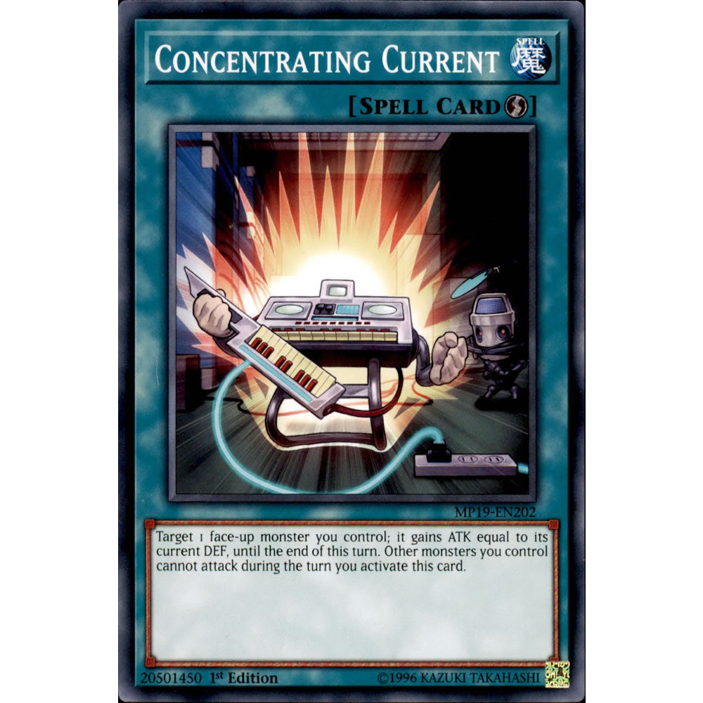 Concentrating Current MP19-EN202 Yu-Gi-Oh! Card from the Mega Tin 2019 Mega Pack Set