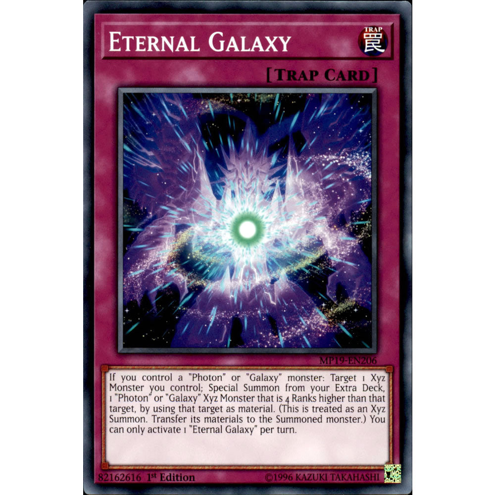Eternal Galaxy MP19-EN206 Yu-Gi-Oh! Card from the Mega Tin 2019 Mega Pack Set