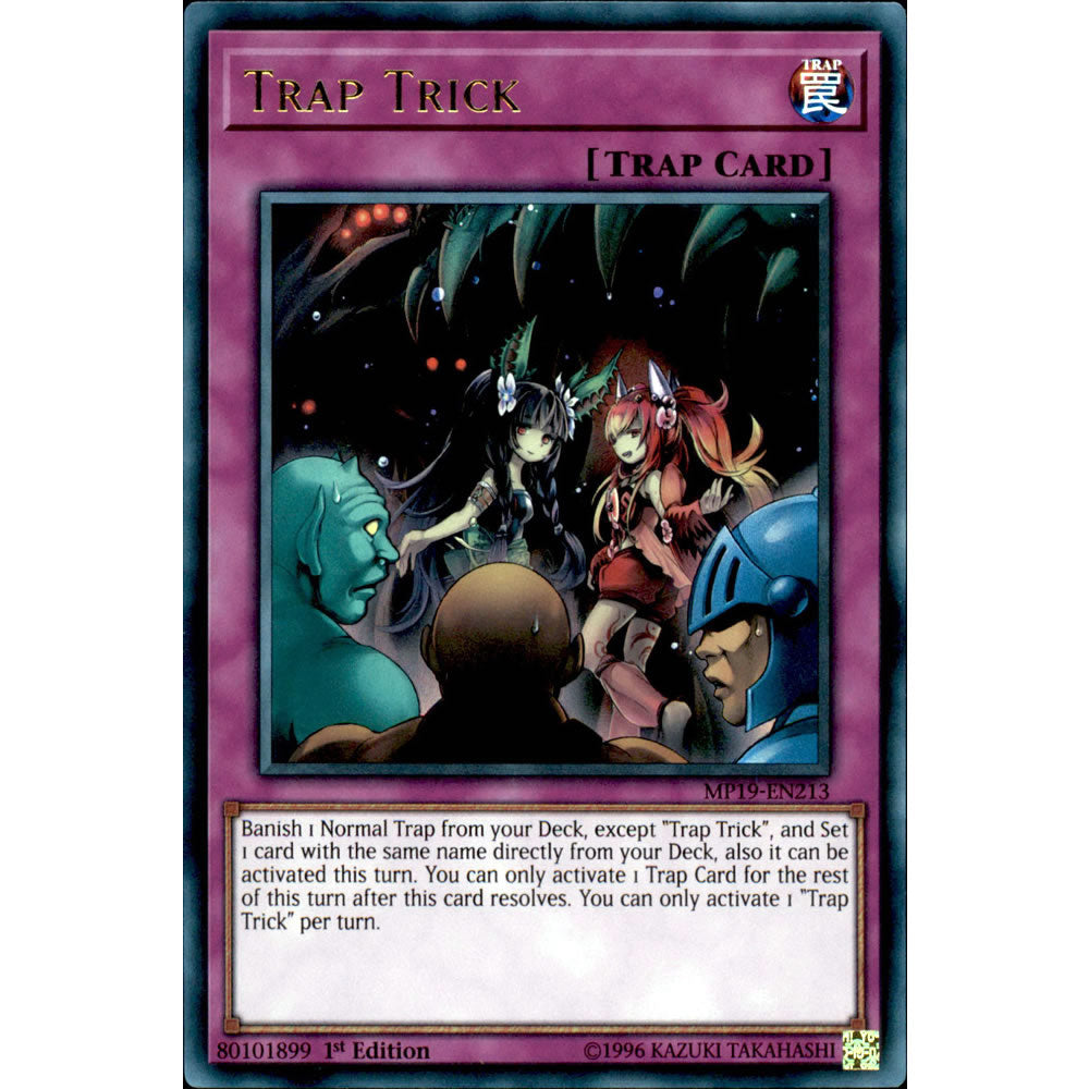 Trap Trick MP19-EN213 Yu-Gi-Oh! Card from the Mega Tin 2019 Mega Pack Set