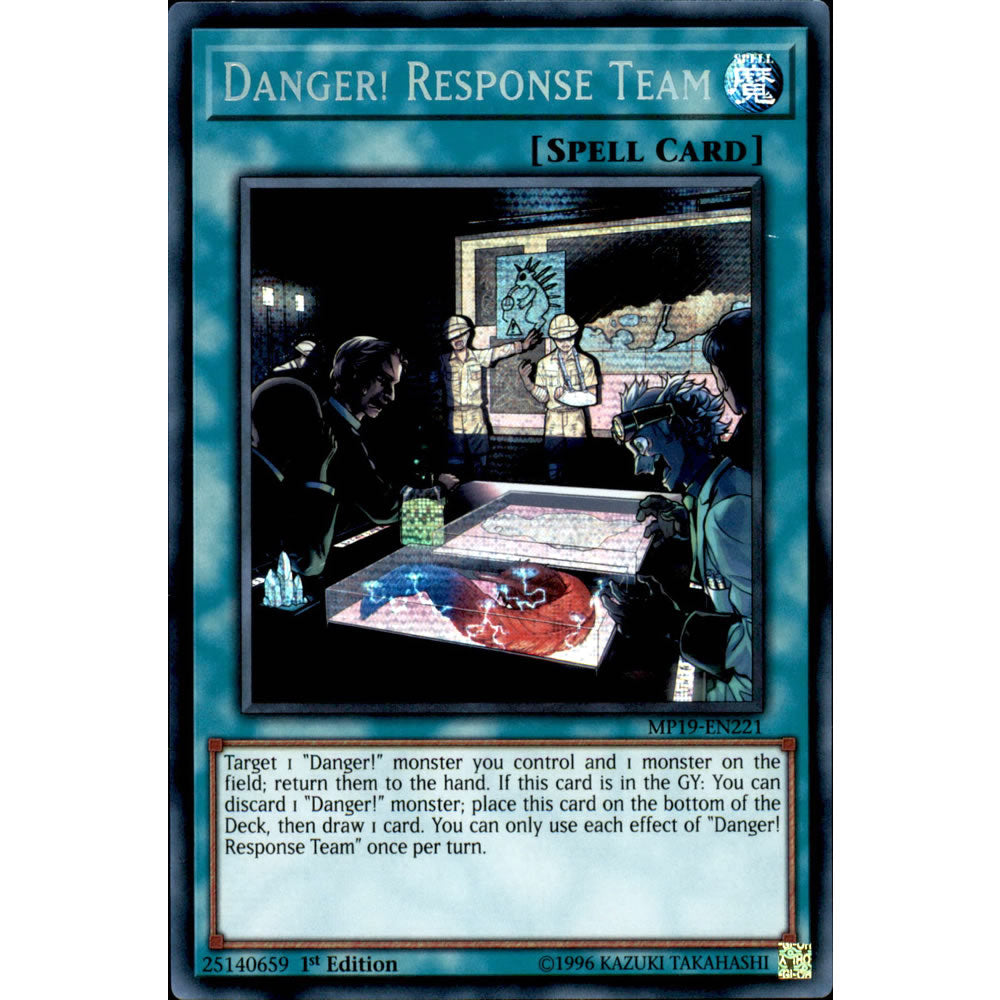 Danger! Response Team MP19-EN221 Yu-Gi-Oh! Card from the Mega Tin 2019 Mega Pack Set