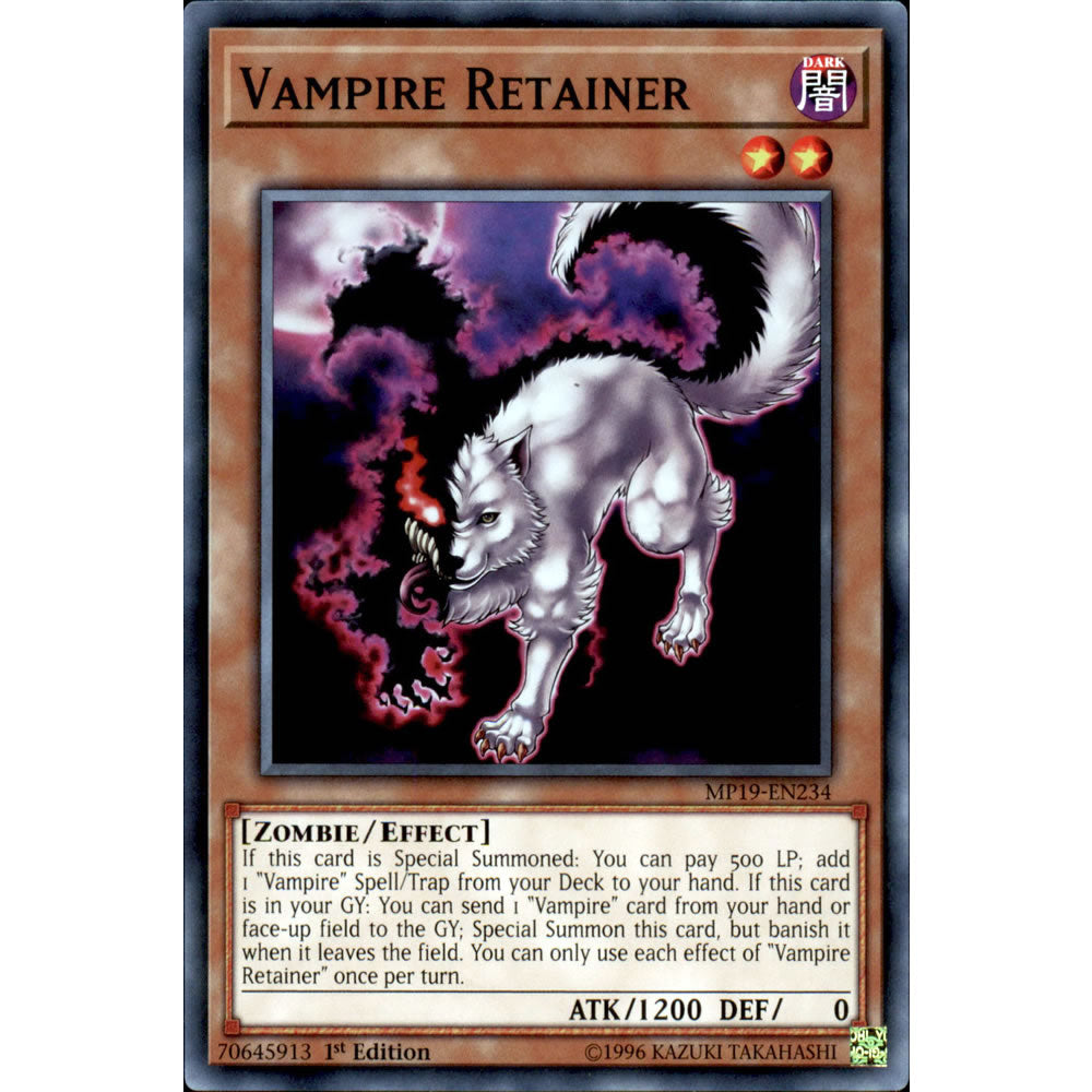 Vampire Retainer MP19-EN234 Yu-Gi-Oh! Card from the Mega Tin 2019 Mega Pack Set