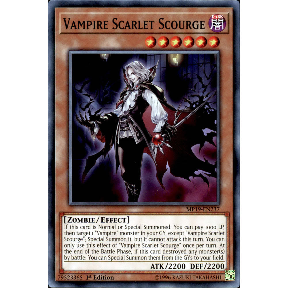 Vampire Scarlet Scourge MP19-EN237 Yu-Gi-Oh! Card from the Mega Tin 2019 Mega Pack Set