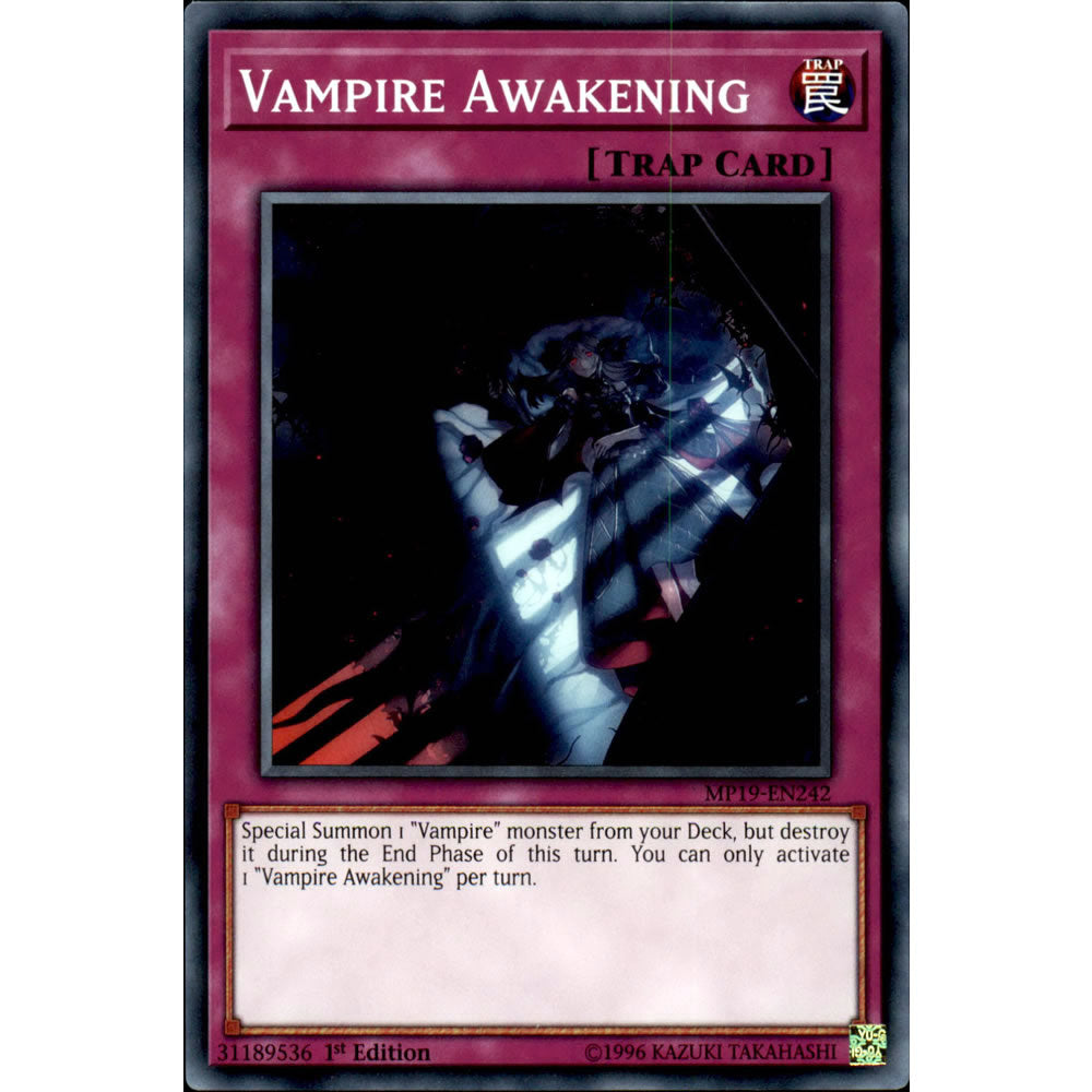 Vampire Awakening MP19-EN242 Yu-Gi-Oh! Card from the Mega Tin 2019 Mega Pack Set