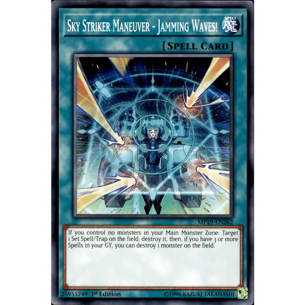 Sky Striker Maneuver - Jamming Waves! MP19-EN262 Yu-Gi-Oh! Card from the Mega Tin 2019 Mega Pack Set