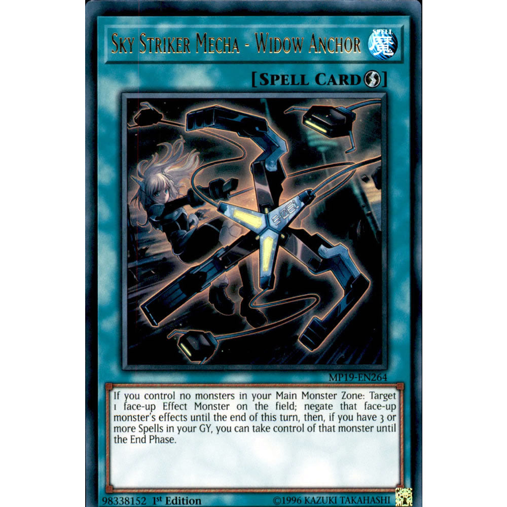 Sky Striker Mecha - Widow Anchor MP19-EN264 Yu-Gi-Oh! Card from the Mega Tin 2019 Mega Pack Set