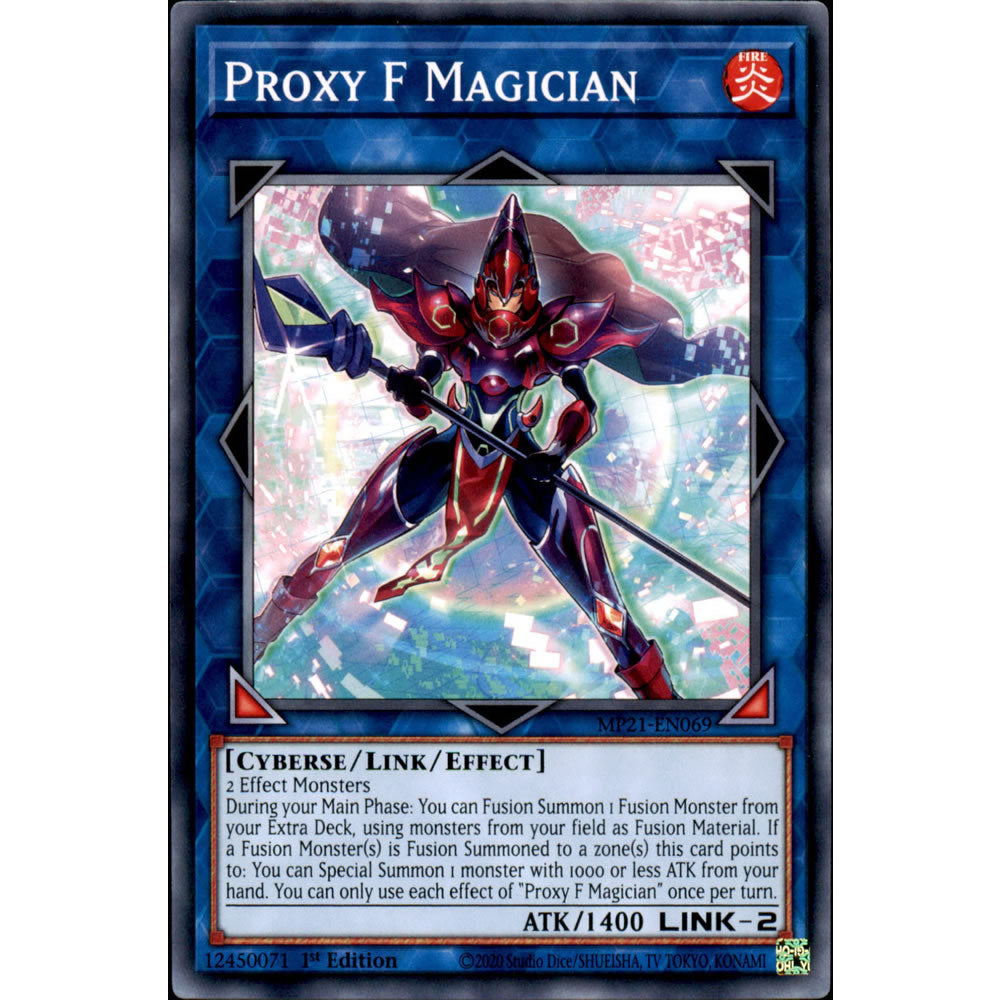 Proxy F Magician MP21-EN069 Yu-Gi-Oh! Card