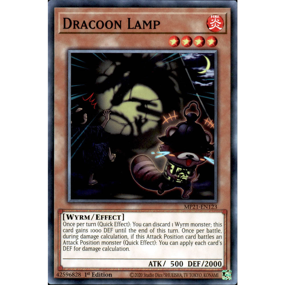 Dracoon Lamp MP21-EN123 Yu-Gi-Oh! Card from the Mega Tin 2021 Mega Pack Set