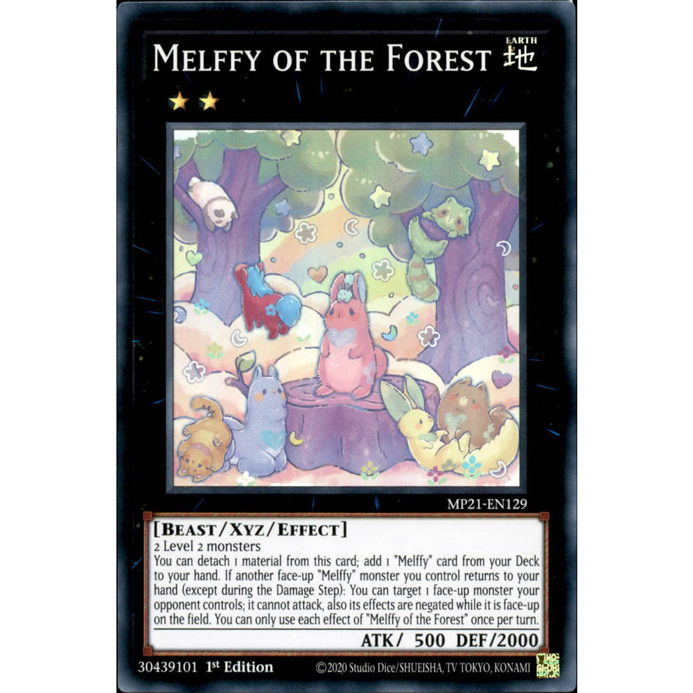 Melffy of the Forest MP21-EN129 Yu-Gi-Oh! Card from the Mega Tin 2021 Mega Pack Set