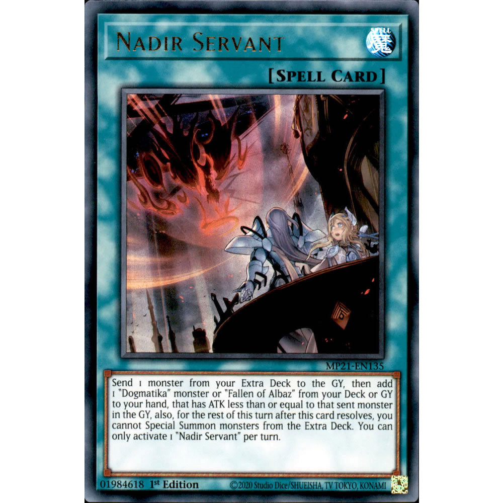 Nadir Servant MP21-EN135 Yu-Gi-Oh! Card from the Mega Tin 2021 Mega Pack Set