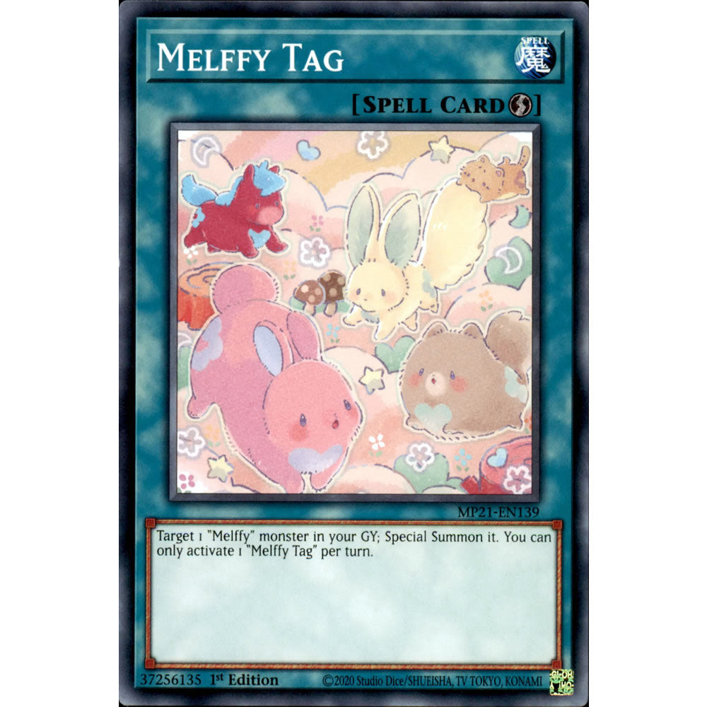 Melffy Tag MP21-EN139 Yu-Gi-Oh! Card from the Mega Tin 2021 Mega Pack Set