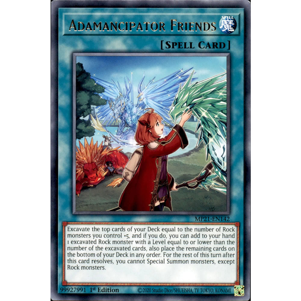 Adamancipator Friends MP21-EN142 Yu-Gi-Oh! Card from the Mega Tin 2021 Mega Pack Set
