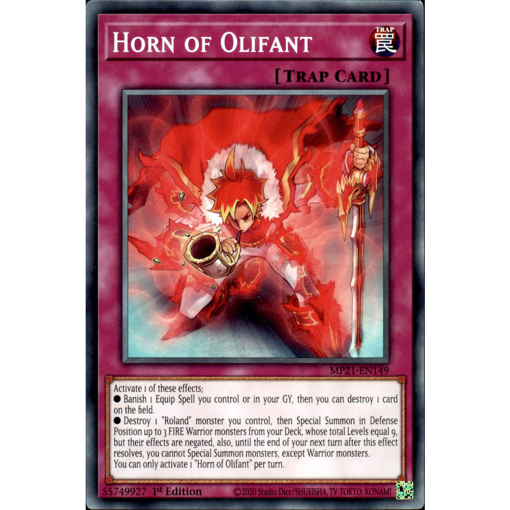 Horn of Olifant MP21-EN149 Yu-Gi-Oh! Card from the Mega Tin 2021 Mega Pack Set