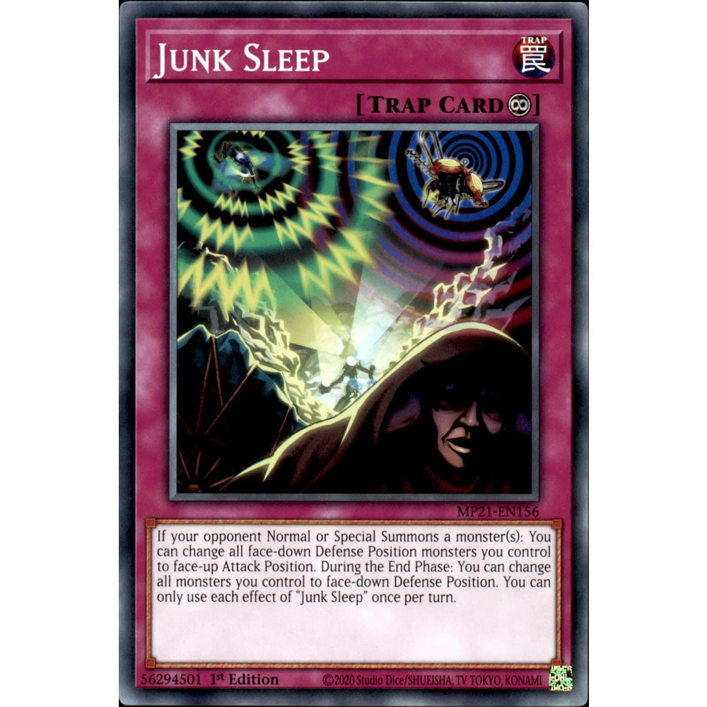 Junk Sleep MP21-EN156 Yu-Gi-Oh! Card from the Mega Tin 2021 Mega Pack Set