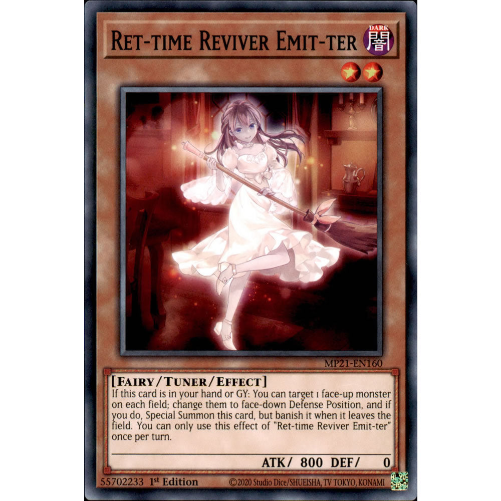 Ret-time Reviver Emit-ter MP21-EN160 Yu-Gi-Oh! Card from the Mega Tin 2021 Mega Pack Set