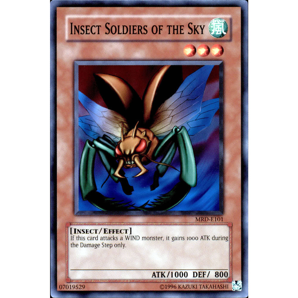 Insect Soldiers of the Sky MRD-101 Yu-Gi-Oh! Card from the Metal Raiders Set