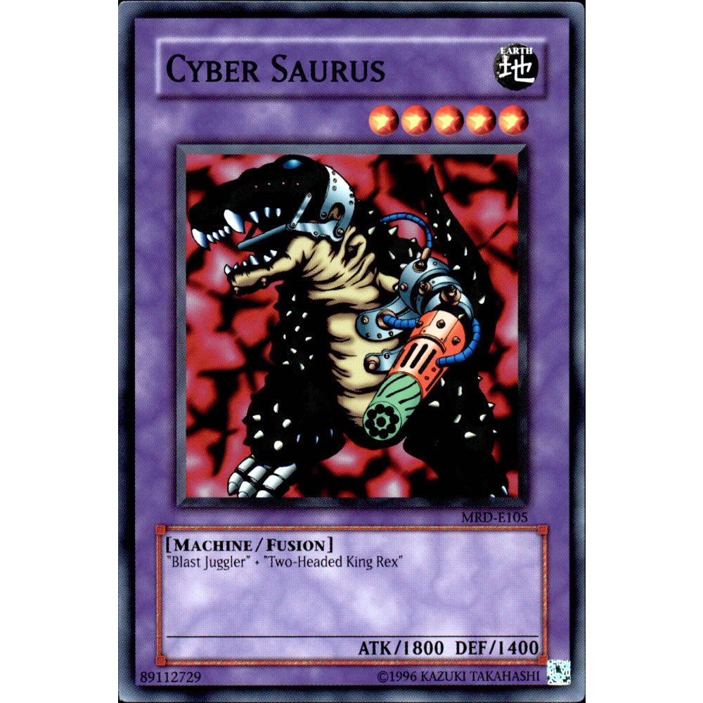 Cyber Saurus MRD-105 Yu-Gi-Oh! Card from the Metal Raiders Set