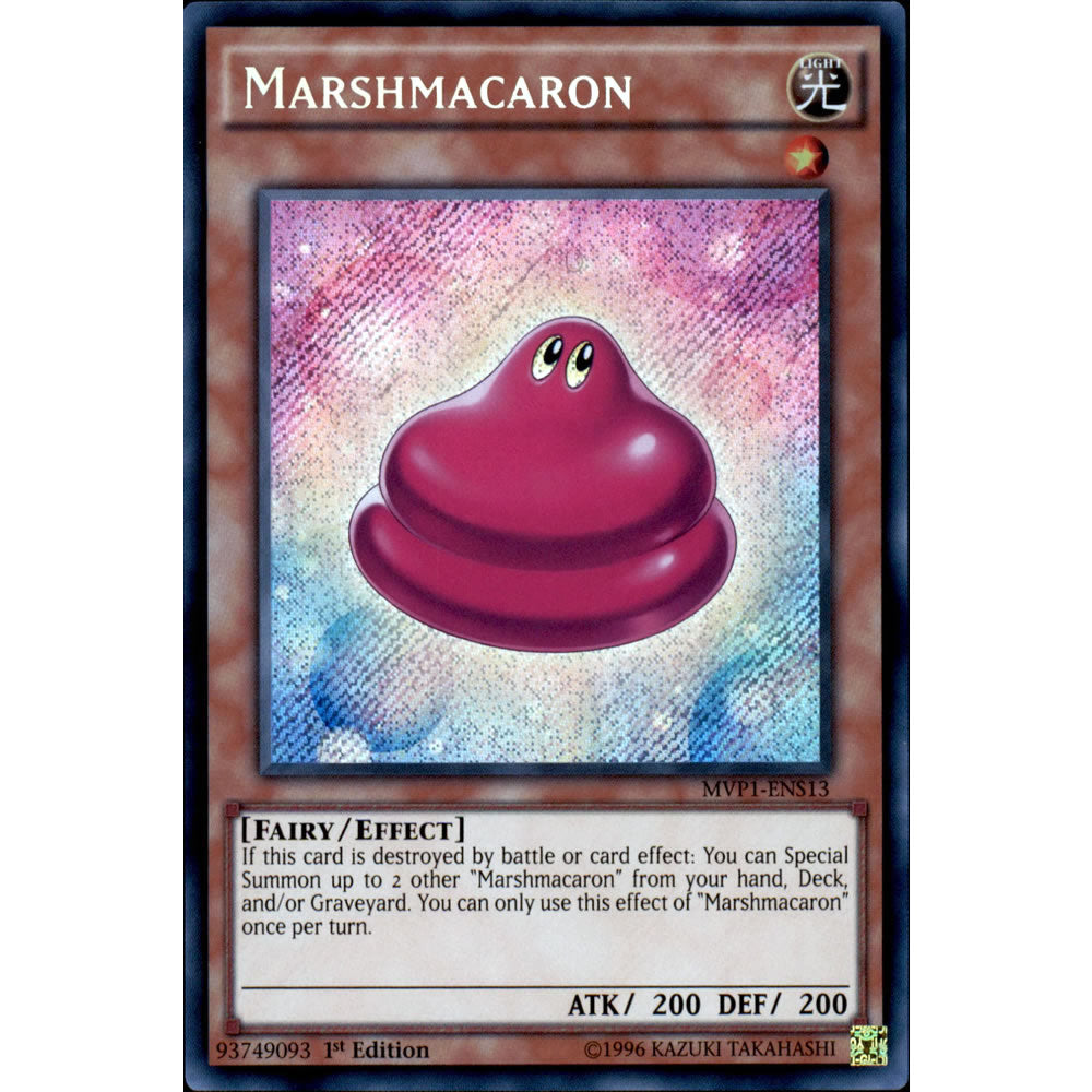 Marshmacaron MVP1-ENS13 Yu-Gi-Oh! Card from the The Dark Side of Dimensions Movie Secret Edition Set
