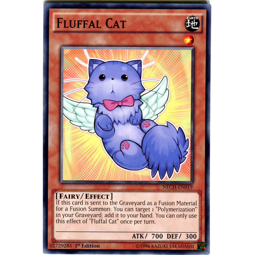 cat yugioh cards Fluffal Cat NECH-EN019 Yu-Gi-Oh! Card