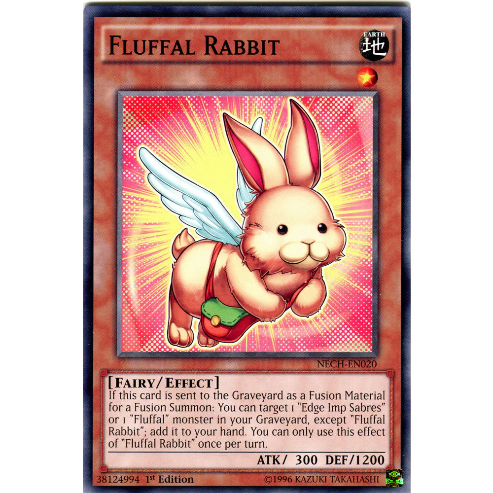 Fluffal Rabbit NECH-EN020 Yu-Gi-Oh! Card - Deckboosters Fluffal Rabbit NECH-EN020 Yu-Gi-Oh! Card - Deckboosters