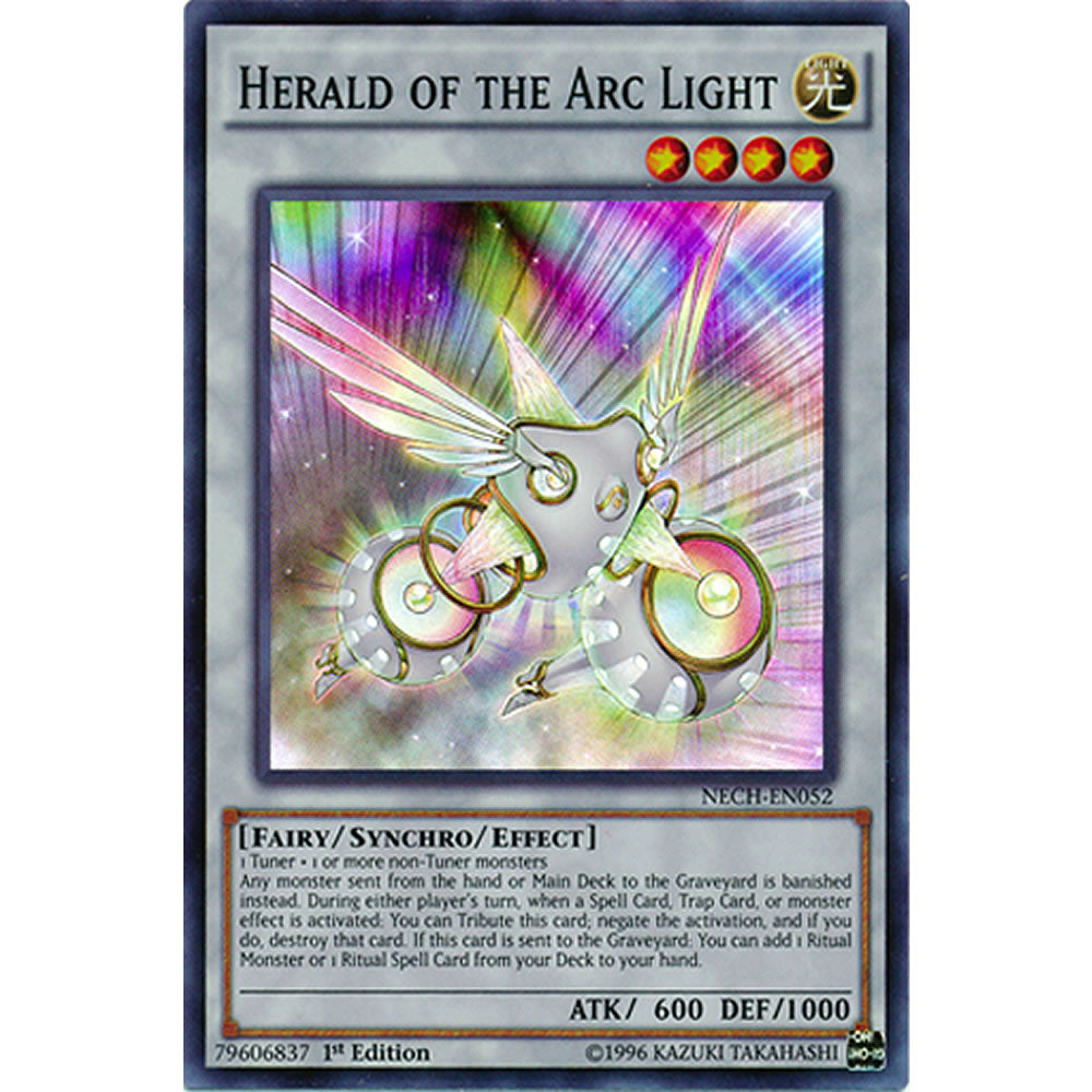 Herald of the Arc Light NECH-EN052 Yu-Gi-Oh! Card from the The New Challengers Set