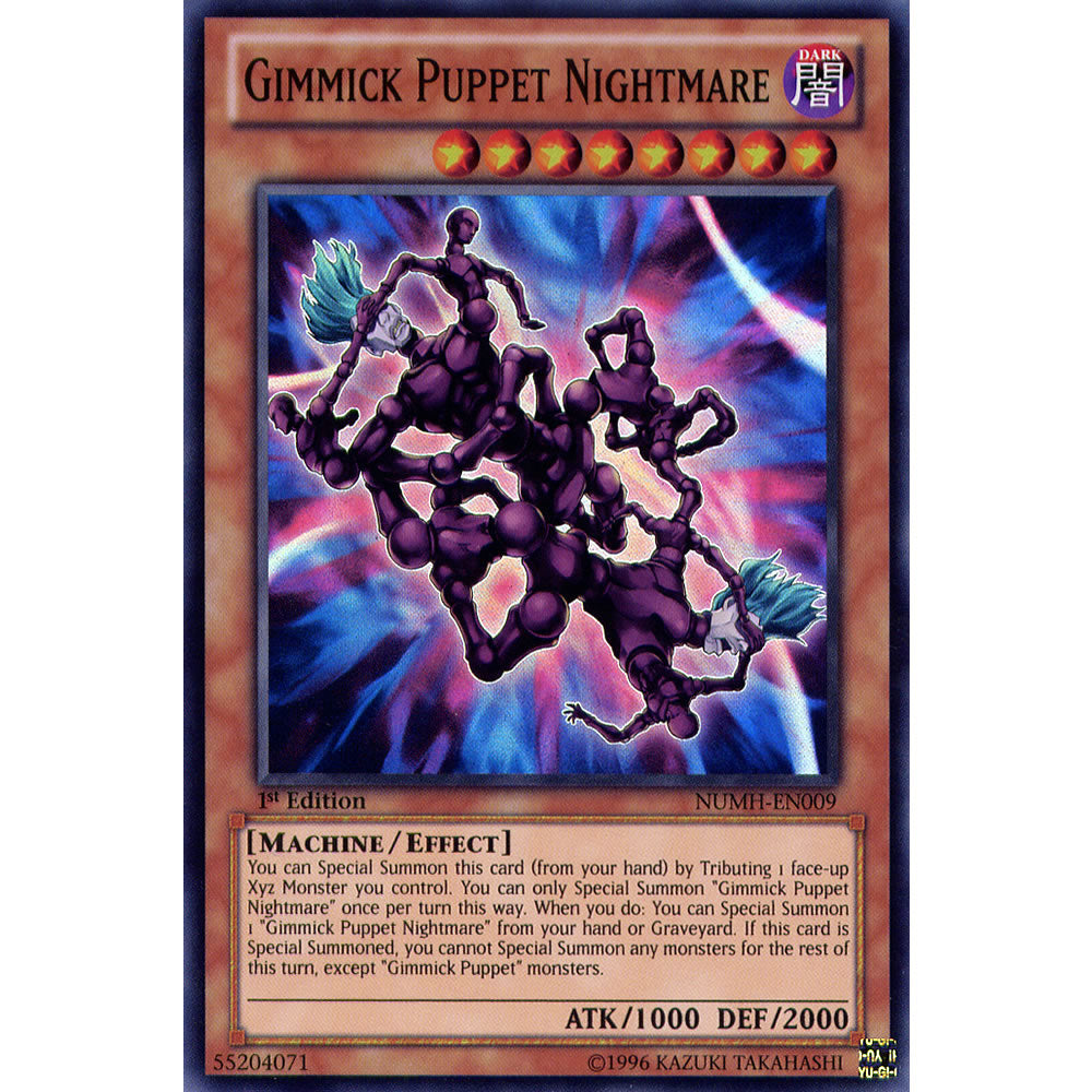 yugioh puppet cards Gimmick Puppet Nightmare NUMH-EN009 Yu-Gi-Oh! Card