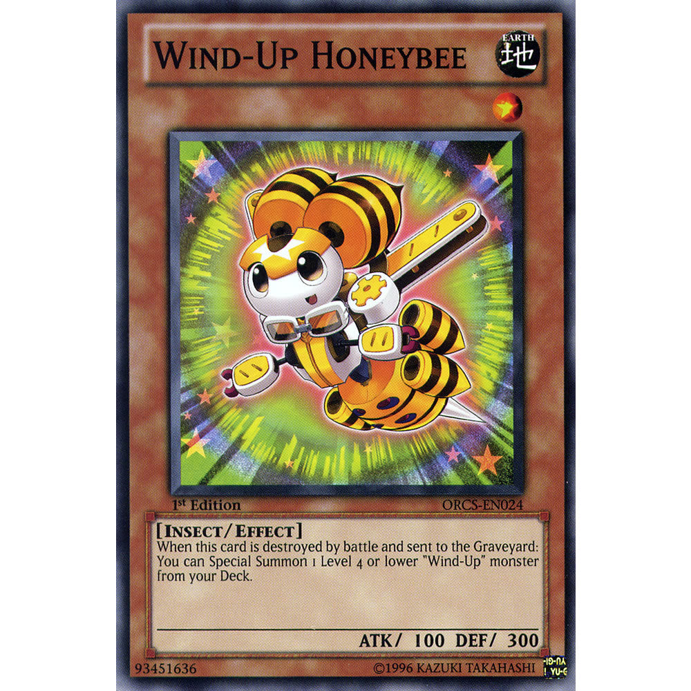 Wind-Up Honeybee ORCS-EN024 Yu-Gi-Oh! Card - Deckboosters Wind-Up Honeybee ORCS-EN024 Yu-Gi-Oh! Card - Deckboosters