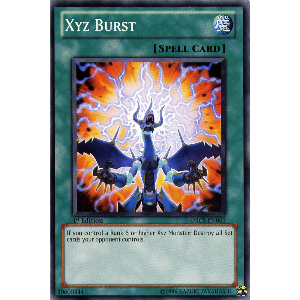Xyz Burst ORCS-EN061 Yu-Gi-Oh! Card from the Order of Chaos Set