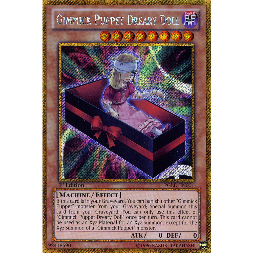 Gimmick Puppet Dreary Doll PGLD-EN001 Yu-Gi-Oh! Card from the Premium Gold Set