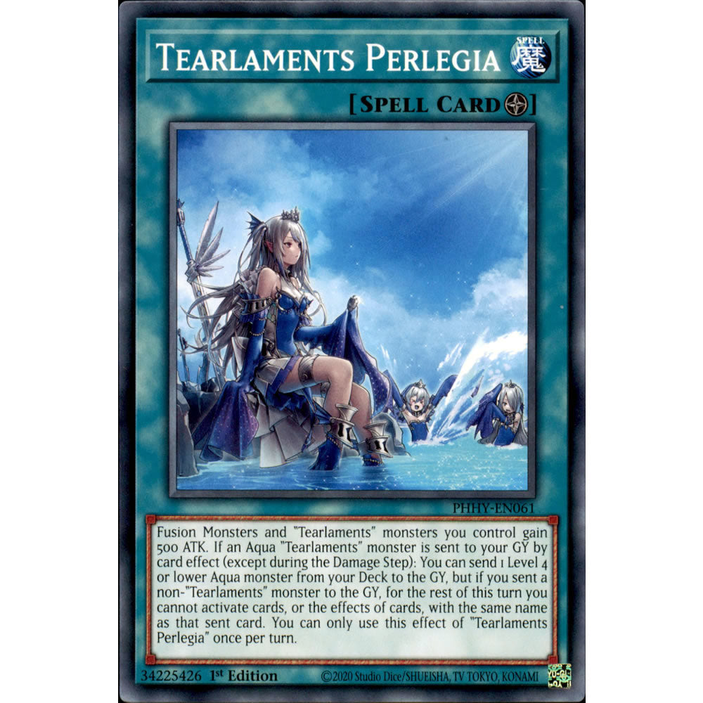 Tearlaments Perlegia PHHY-EN061 Yu-Gi-Oh! Card from the Photon Hypernova Set