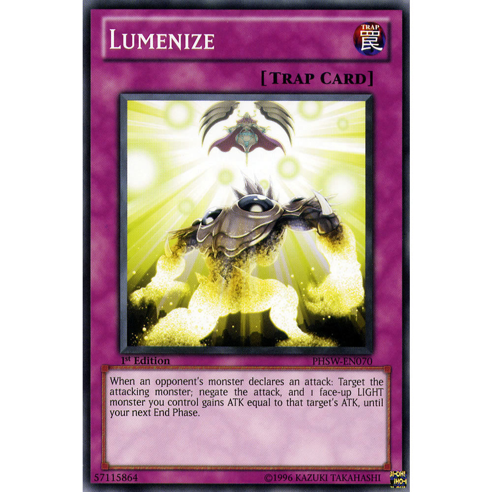 Lumenize PHSW-EN070 Yu-Gi-Oh! Card from the Photon Shockwave Set