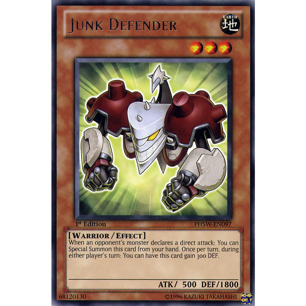 Junk Defender PHSW-EN097 Yu-Gi-Oh! Card from the Photon Shockwave Set