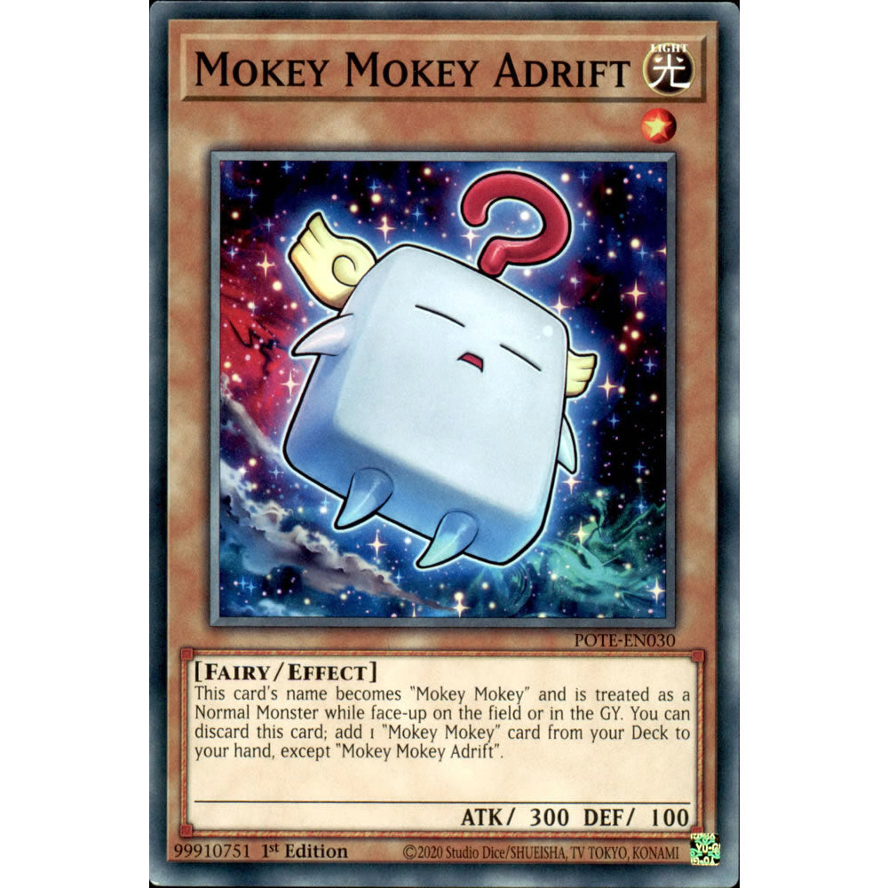 Mokey Mokey Adrift POTE-EN030 Yu-Gi-Oh! Card Mokey Mokey Adrift POTE-EN030 Yu-Gi-Oh! Card