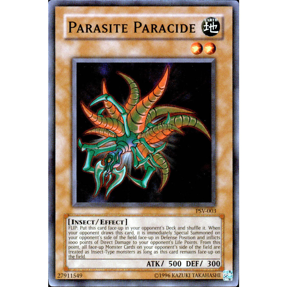 Parasite Paracide PSV-003 Yu-Gi-Oh! Card - Deckboosters Parasite Paracide PSV-003 Yu-Gi-Oh! Card - Deckboosters