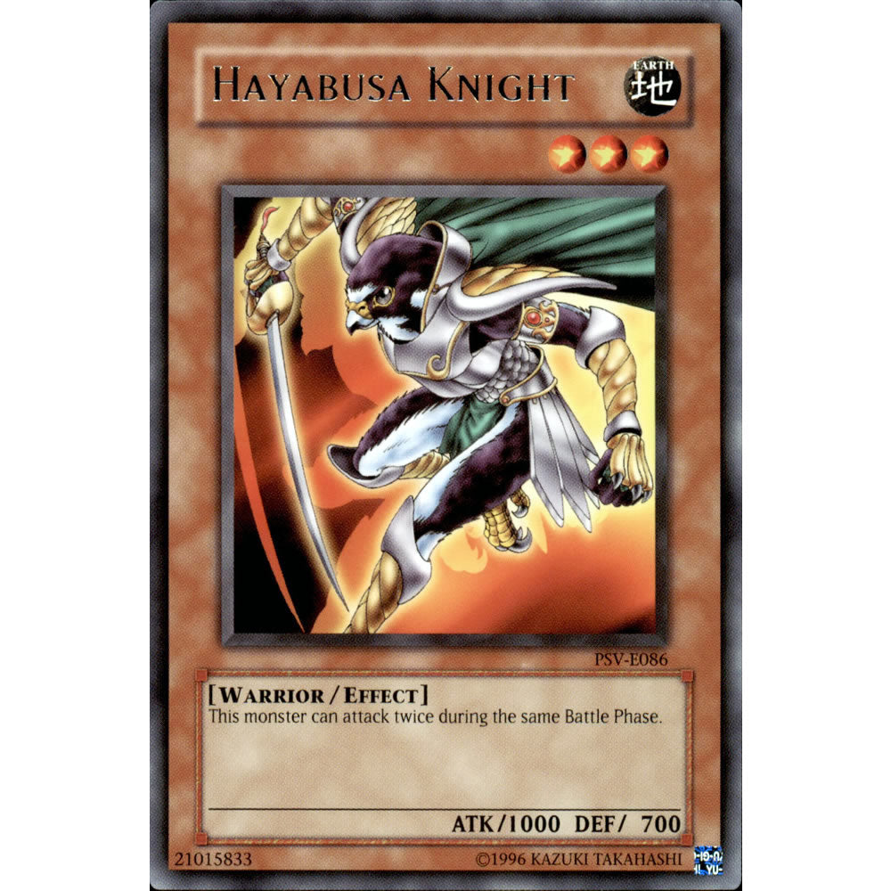 Yu-Gi-Oh! Carta Da Gioco – Hayabusa Knight (DB1-EN196) – Dark Beginnings 1 – Edizione Illimitata, Mostro Con Doppio Attacco
