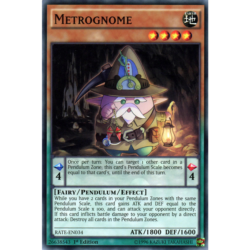 Metrognome RATE-EN034 Yu-Gi-Oh! Card from the Raging Tempest Set