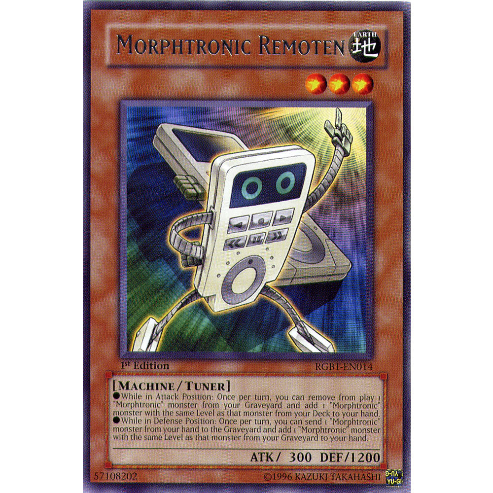 Morphtronic Remoten RGBT-EN014 Yu-Gi-Oh! Card from the Raging Battle Set