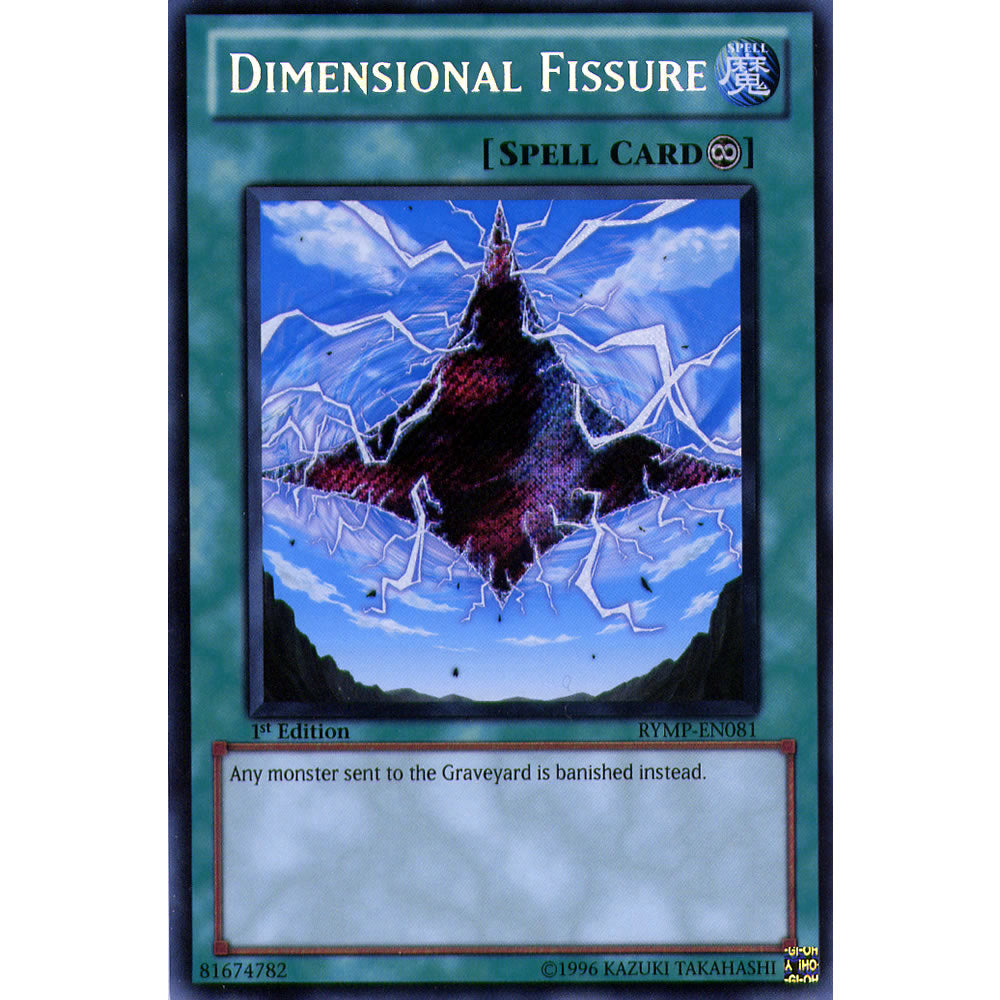 Dimensional Fissure RYMP-EN081 Yu-Gi-Oh! Card from the Ra Yellow Mega Pack Set