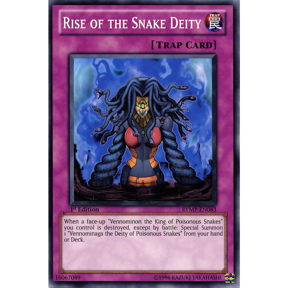 Rise of the Snake Deity RYMP-EN083 Yu-Gi-Oh! Card from the Ra Yellow Mega Pack Set