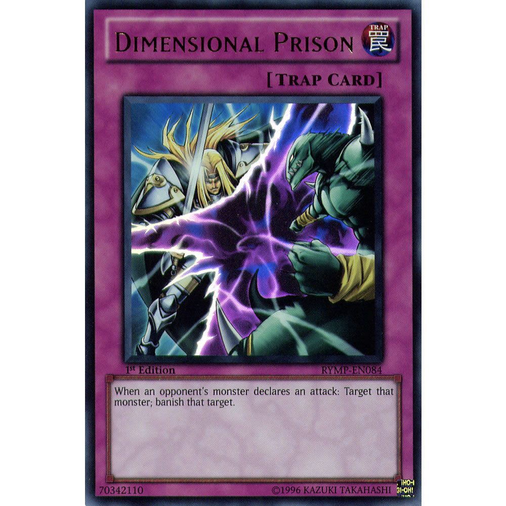 Dimensional Prison RYMP-EN084 Yu-Gi-Oh! Card from the Ra Yellow Mega Pack Set