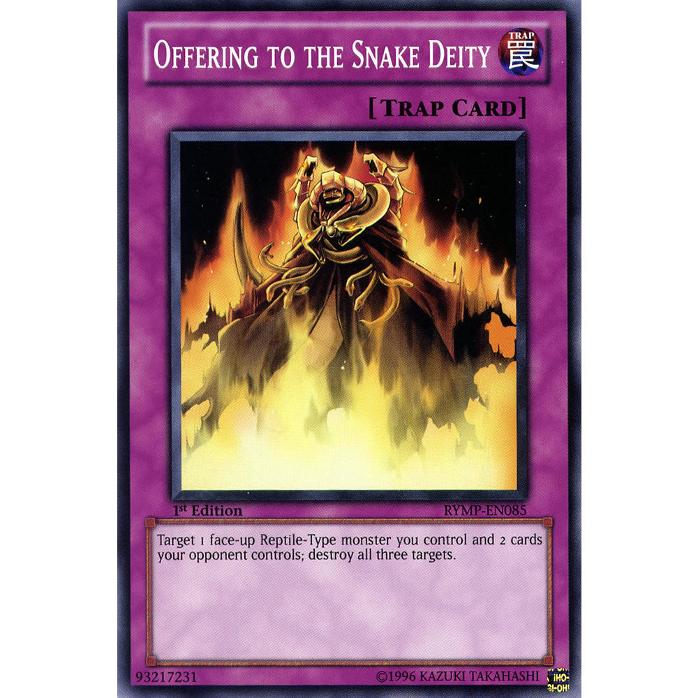 Offering to the Snake Deity RYMP-EN085 Yu-Gi-Oh! Card from the Ra Yellow Mega Pack Set