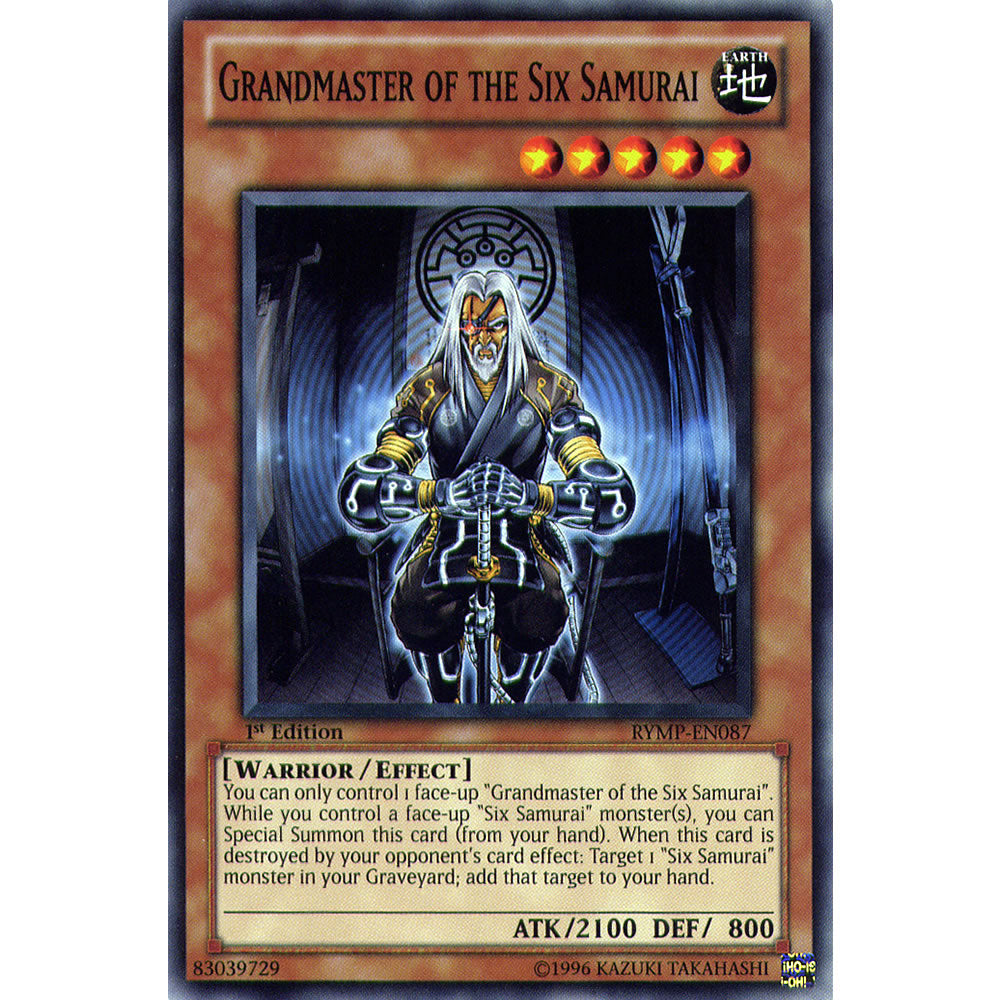 Grandmaster of the Six Samurai RYMP-EN087 Yu-Gi-Oh! Card from the Ra Yellow Mega Pack Set