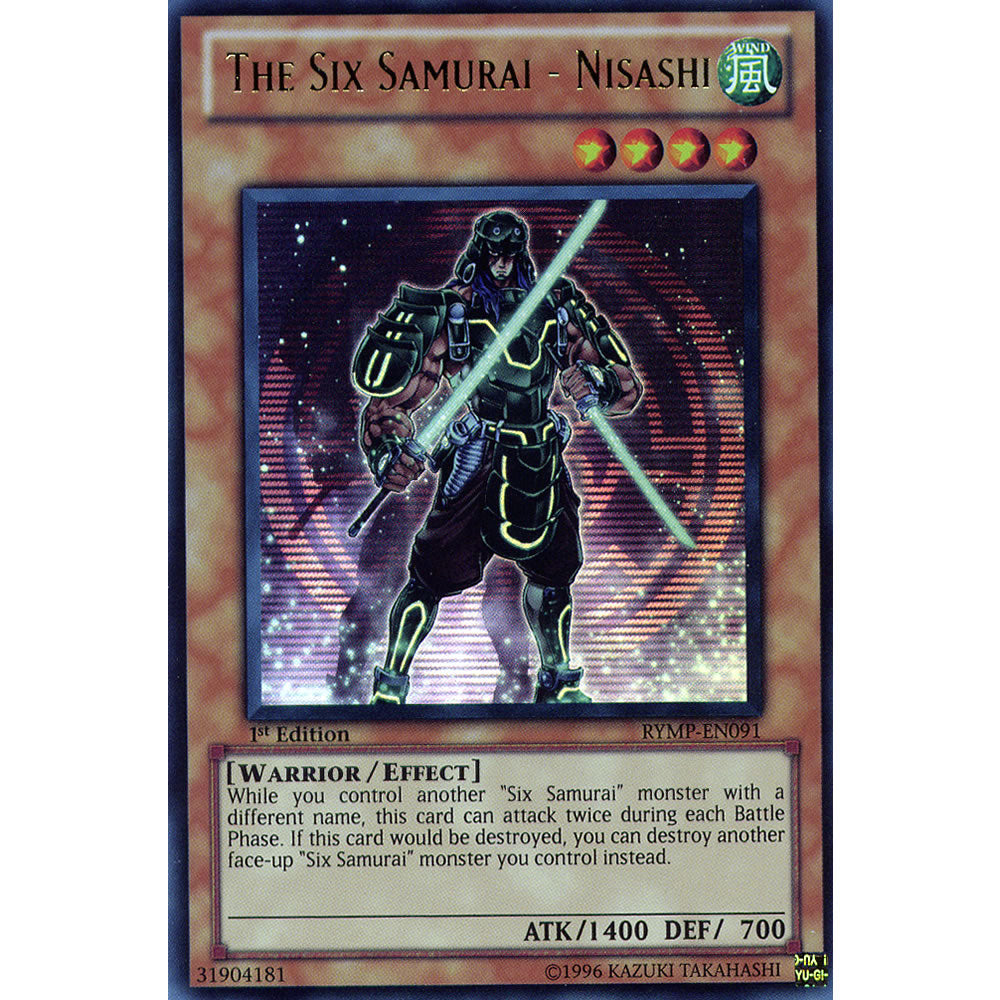 The Six Samurai - Nisashi RYMP-EN091 Yu-Gi-Oh! Card from the Ra Yellow Mega Pack Set
