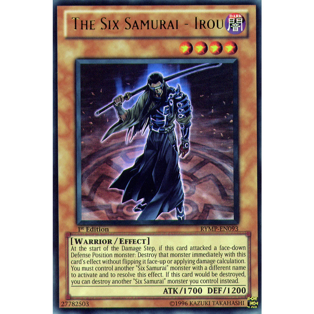 The Six Samurai - Irou RYMP-EN093 Yu-Gi-Oh! Card from the Ra Yellow Mega Pack Set