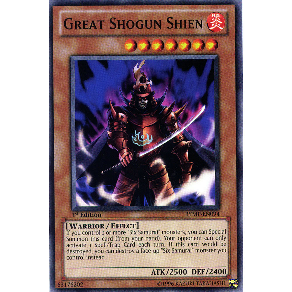 Great Shogun Shien RYMP-EN094 Yu-Gi-Oh! Card from the Ra Yellow Mega Pack Set